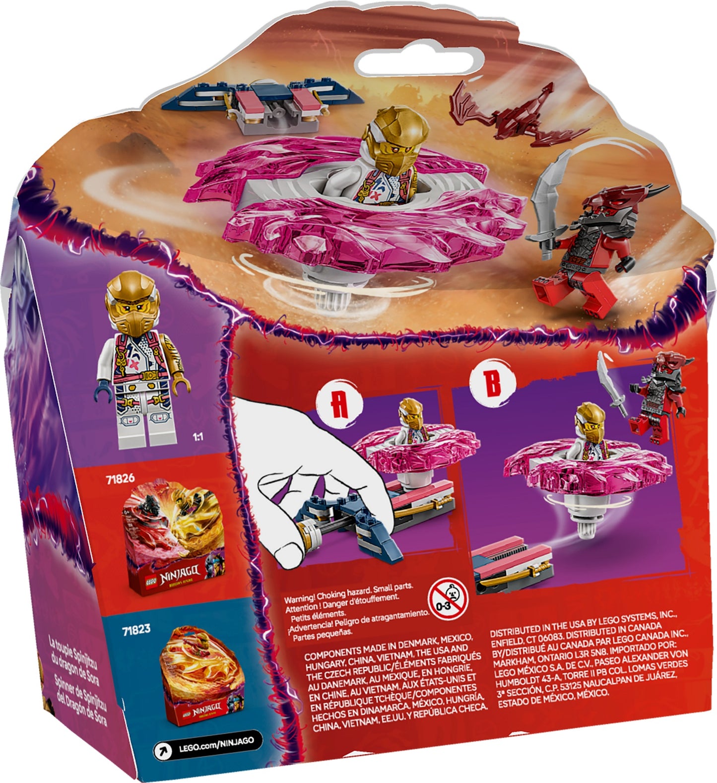 LEGO Ninjago Kai's Dragon Spinjitzu Spinner (71823)