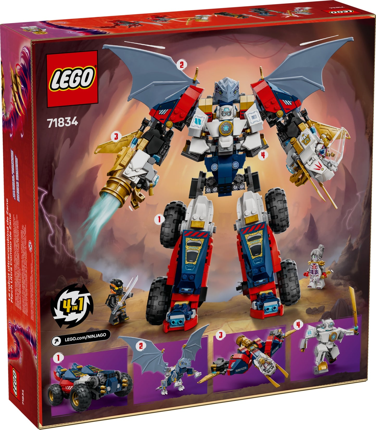 LEGO Ninjago Zane's Ultra Combiner Mech (71834)