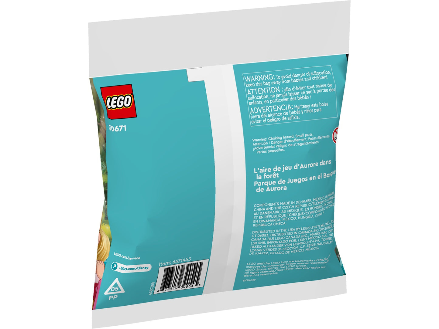 LEGO Disney Princess Aurora's Forest Playground and Gift Animals (30671)
