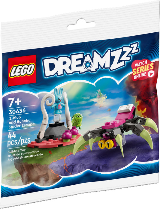 LEGO DreamZzz Z-Blob and Bunchu Spider Escape and Zoey's Dream Jet Pack (30636)