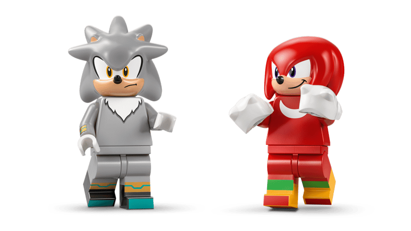 LEGO Silver's Car vs. Knuckles' Monster Truck (77118)