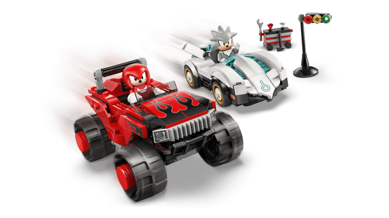 LEGO Silver's Car vs. Knuckles' Monster Truck (77118)