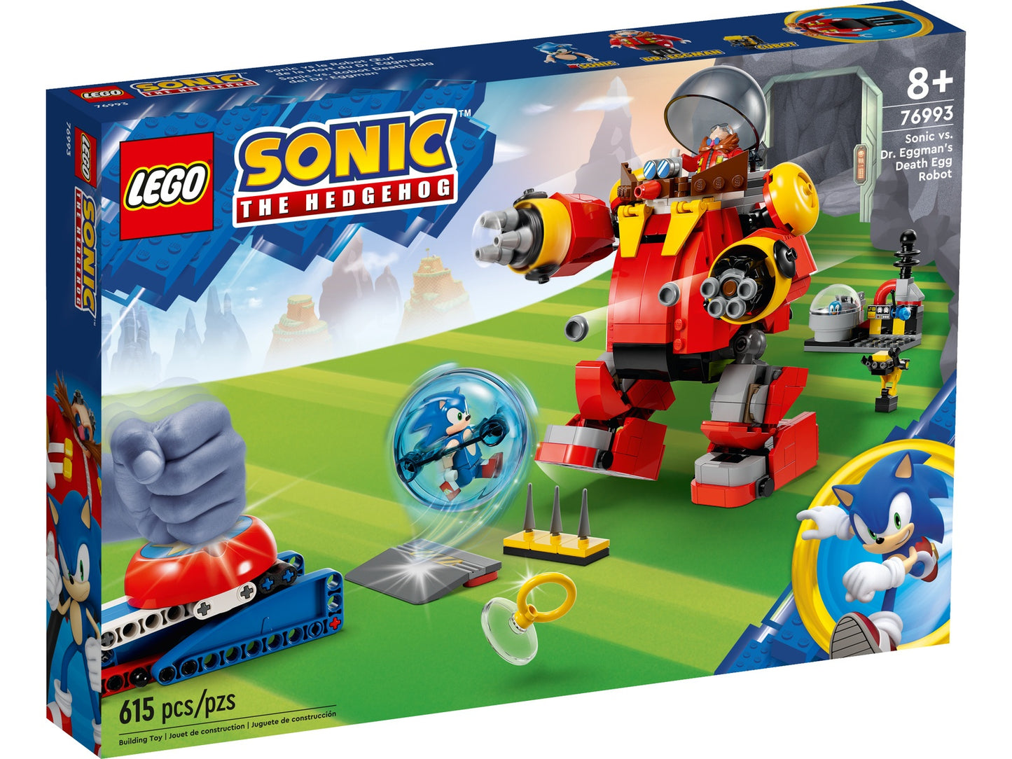 LEGO Sonic the Hedgehog Sonic vs. Dr. Eggman's Death Egg Robot (76993)