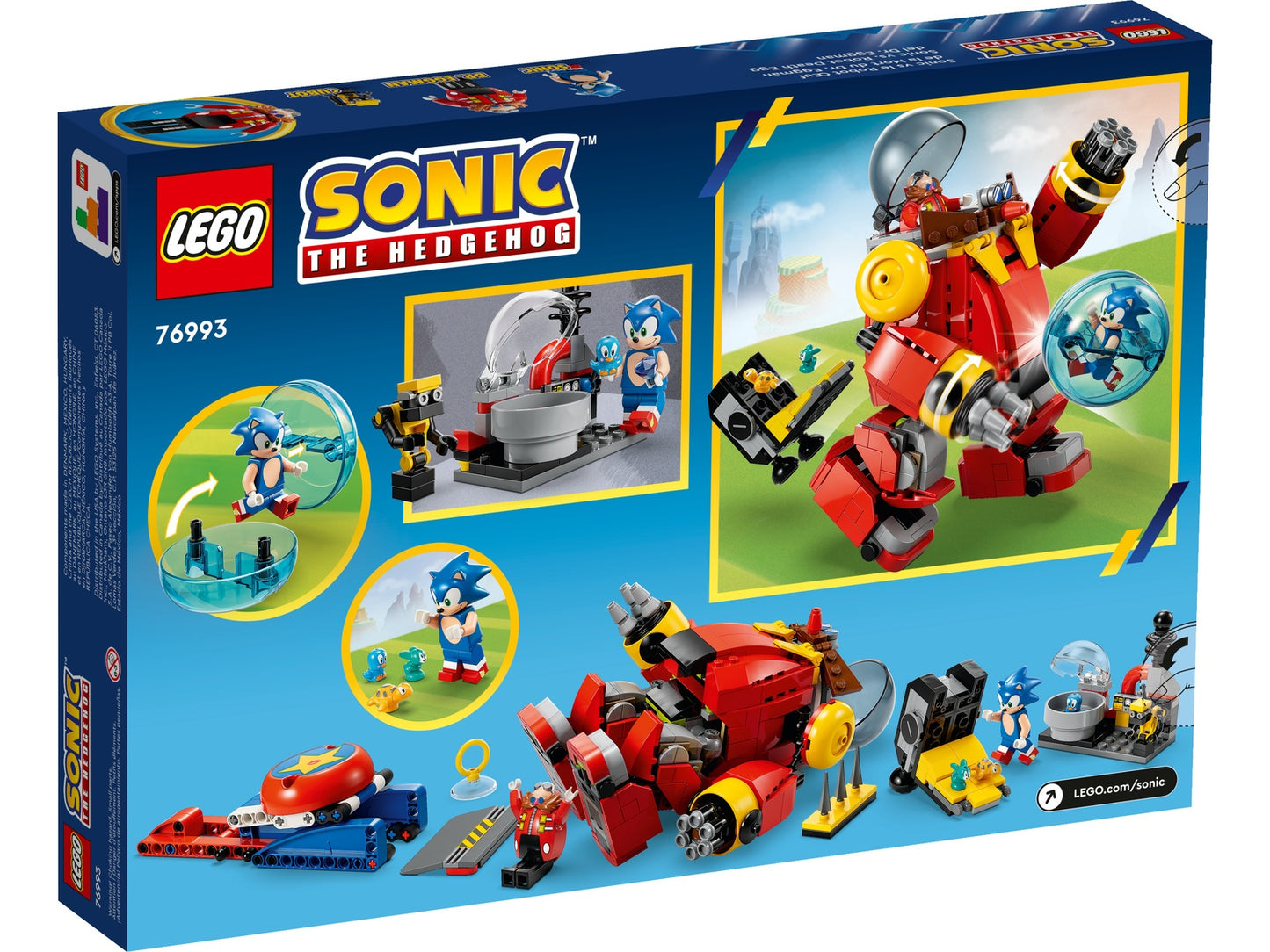 LEGO Sonic the Hedgehog Sonic vs. Dr. Eggman's Death Egg Robot (76993)