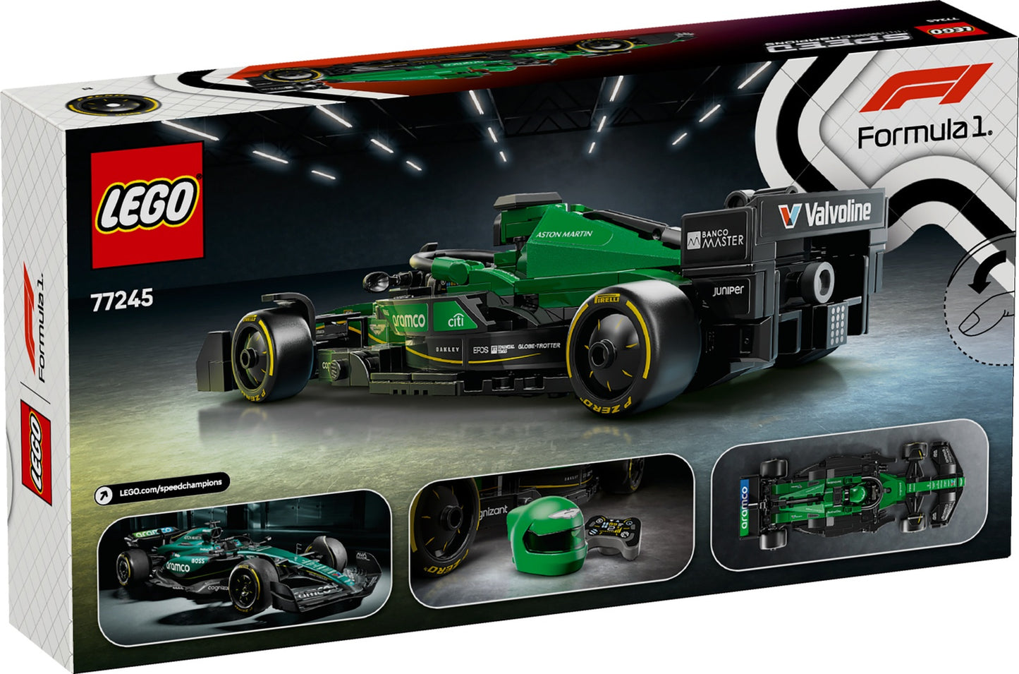 LEGO Speed Champions Aston Martin Aramco F1 AMR24 Race Car (77245)