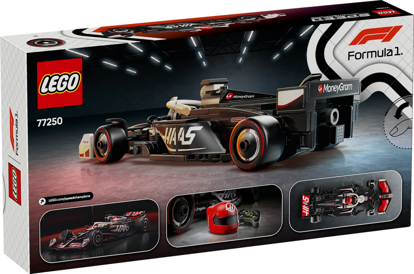 LEGO Speed Champions MoneyGram Haas F1 Team VF-24 Race Car (77250)
