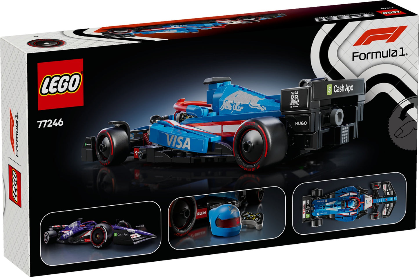 LEGO Speed Champions Visa Cash App RB VCARB 01 F1 Race Car (77246)