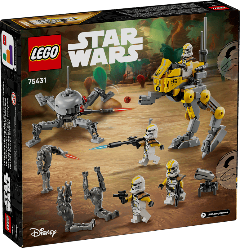 LEGO Star Wars 327th Star Corps Clone Troopers Battle Pack (75431)