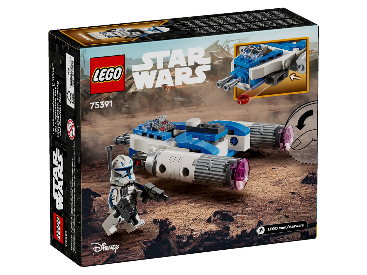 LEGO Star Wars Captain Rex Y-Wing Microfighter (75391)