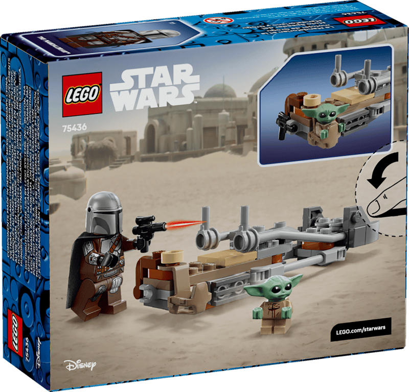 LEGO Star Wars The Mandalorian & Grogu's Speeder (75436)