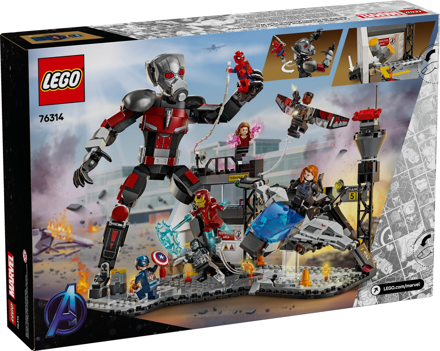 LEGO Marvel Captain America Civil War Action Battle (76314)