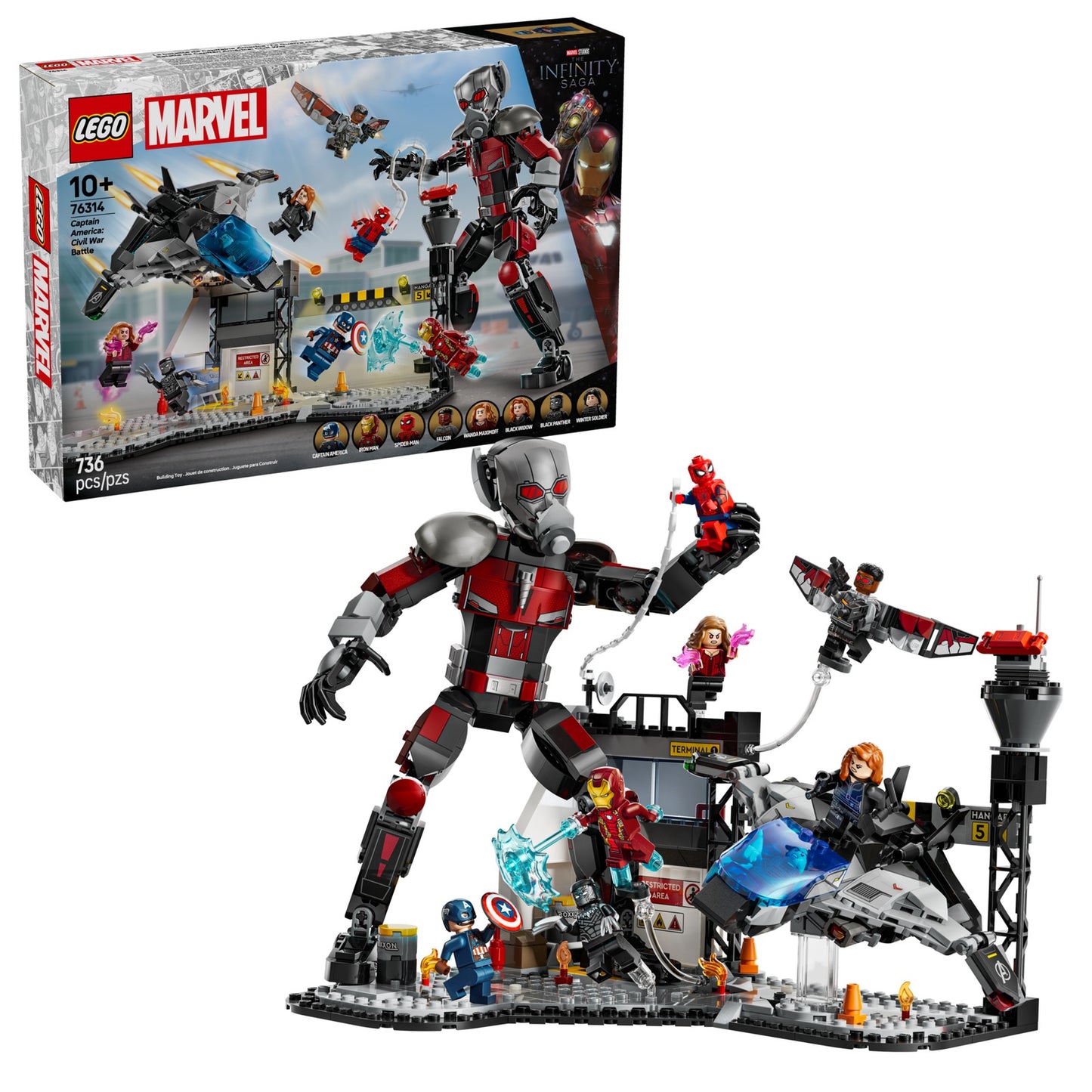 LEGO Marvel Captain America Civil War Action Battle (76314)