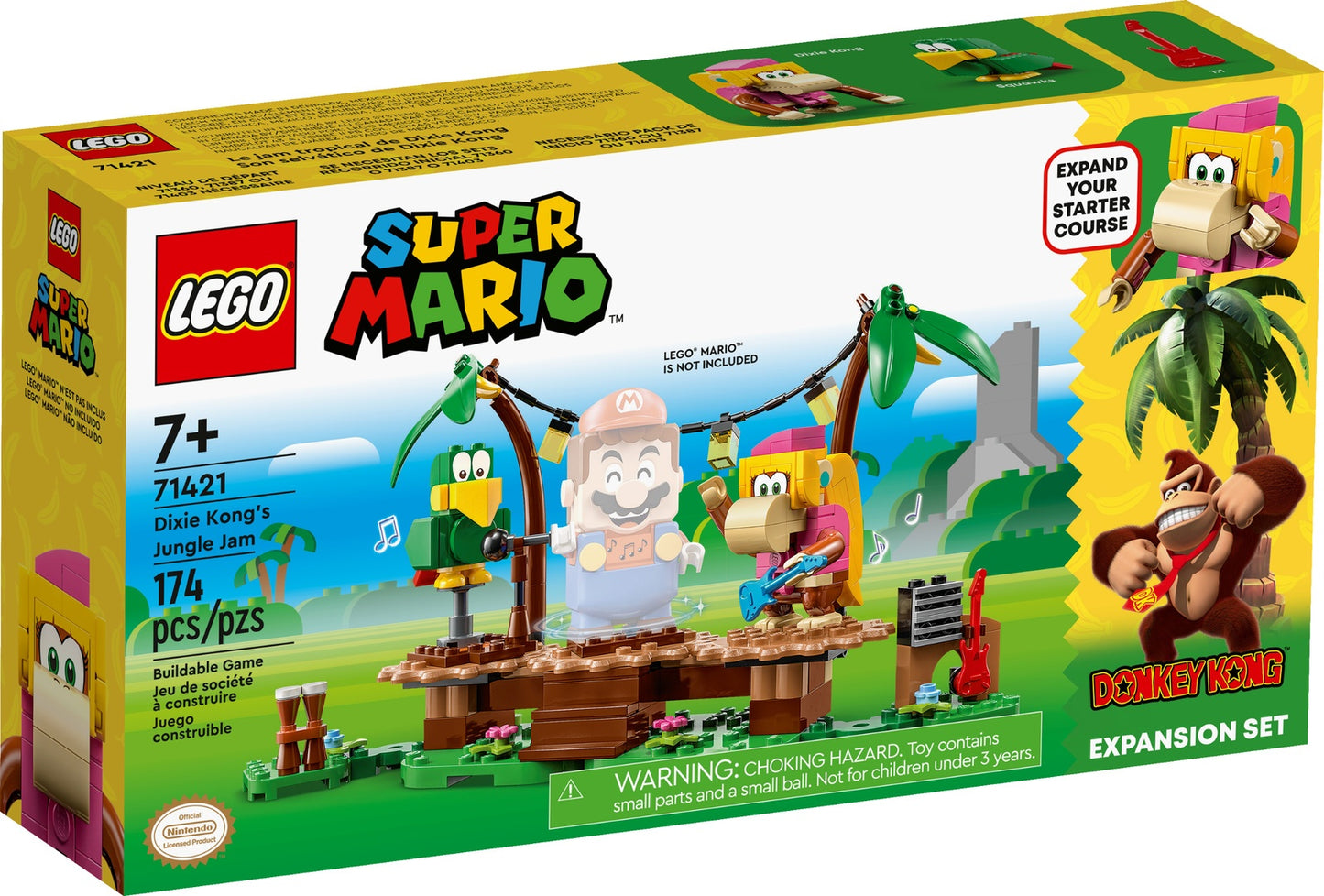 LEGO Super Mario Dixie Kong's Jungle Jam Expansion Set (71421)