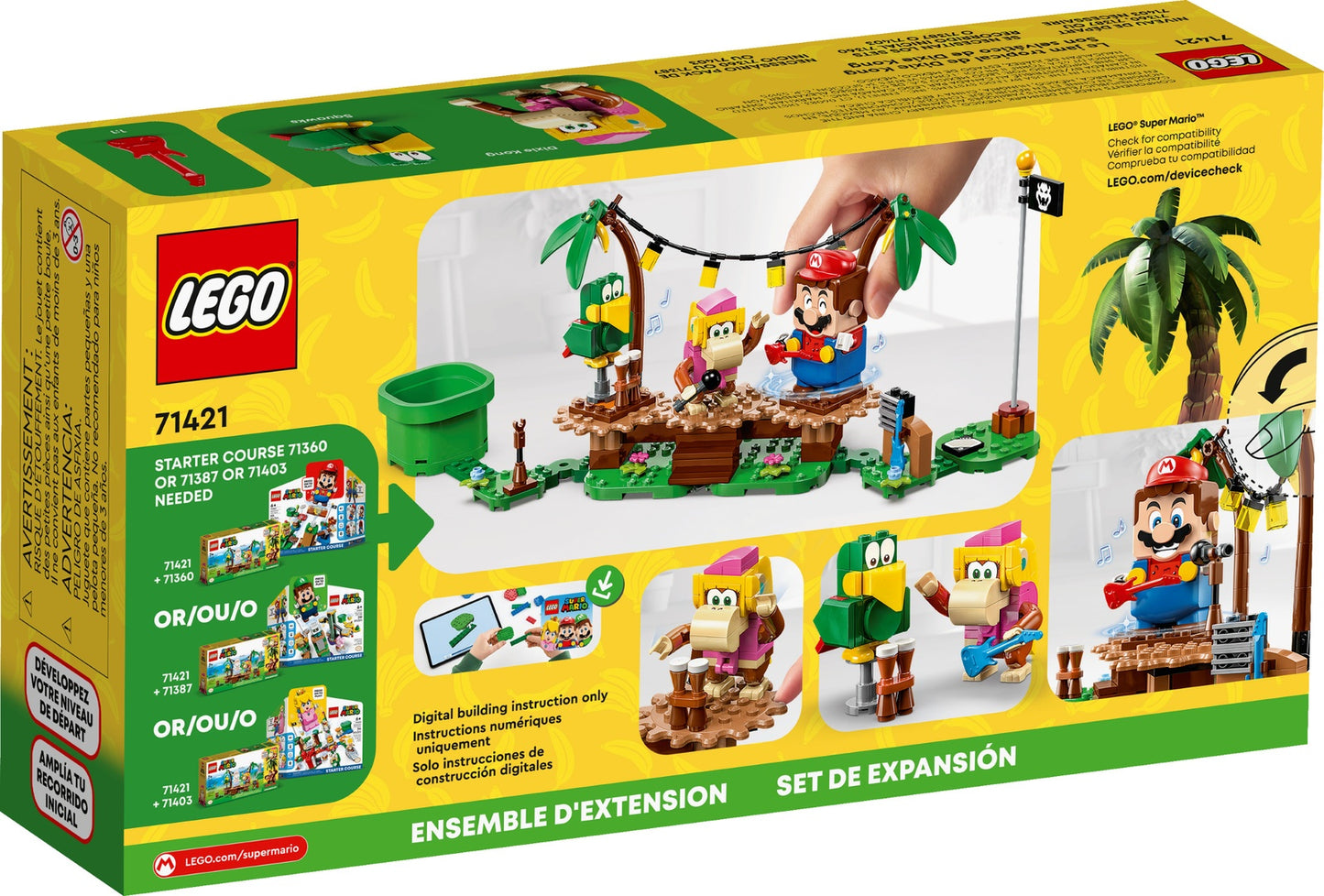 LEGO Super Mario Dixie Kong's Jungle Jam Expansion Set (71421)