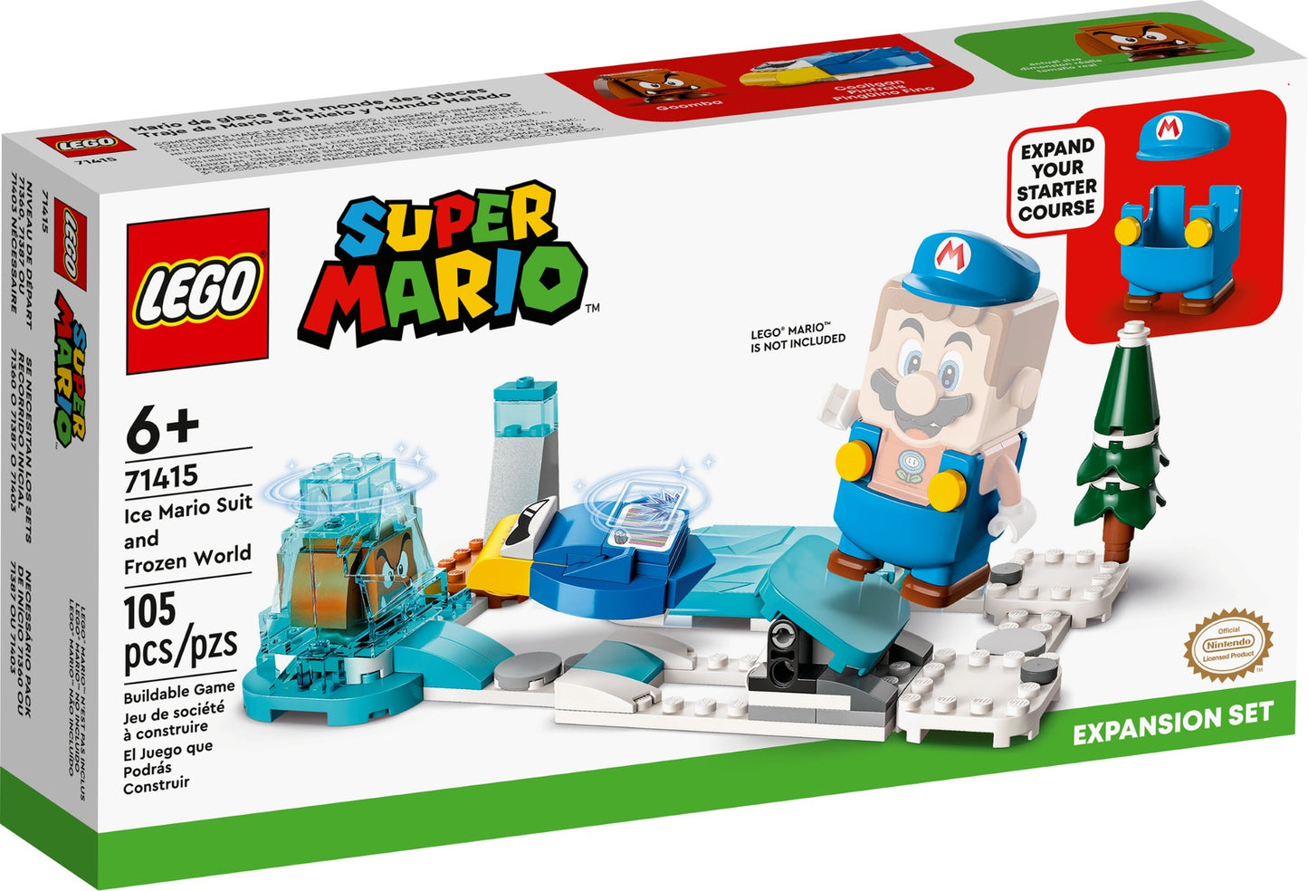 LEGO Super Mario Ice Mario Suit and Frozen World Expansion Set (71415)