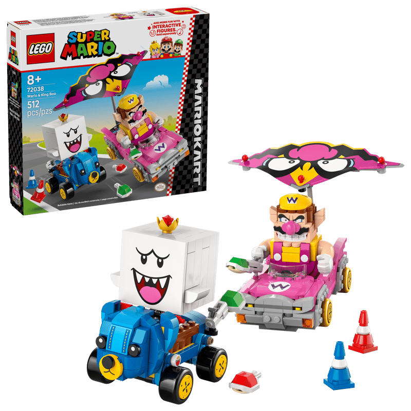 LEGO Super Mario Mario Kart Wario and King Boo (72038)