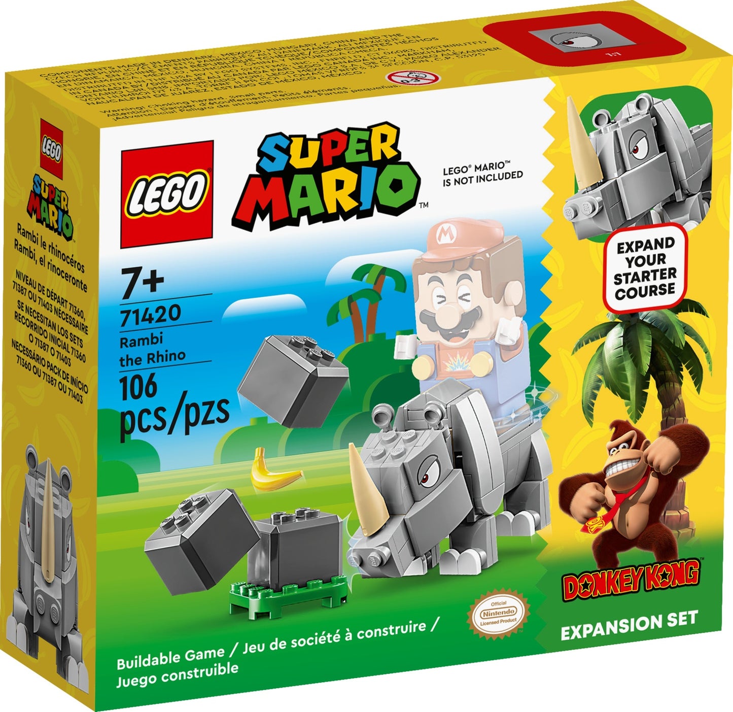 LEGO Super Mario Rambi the Rhino Expansion Set (71420)