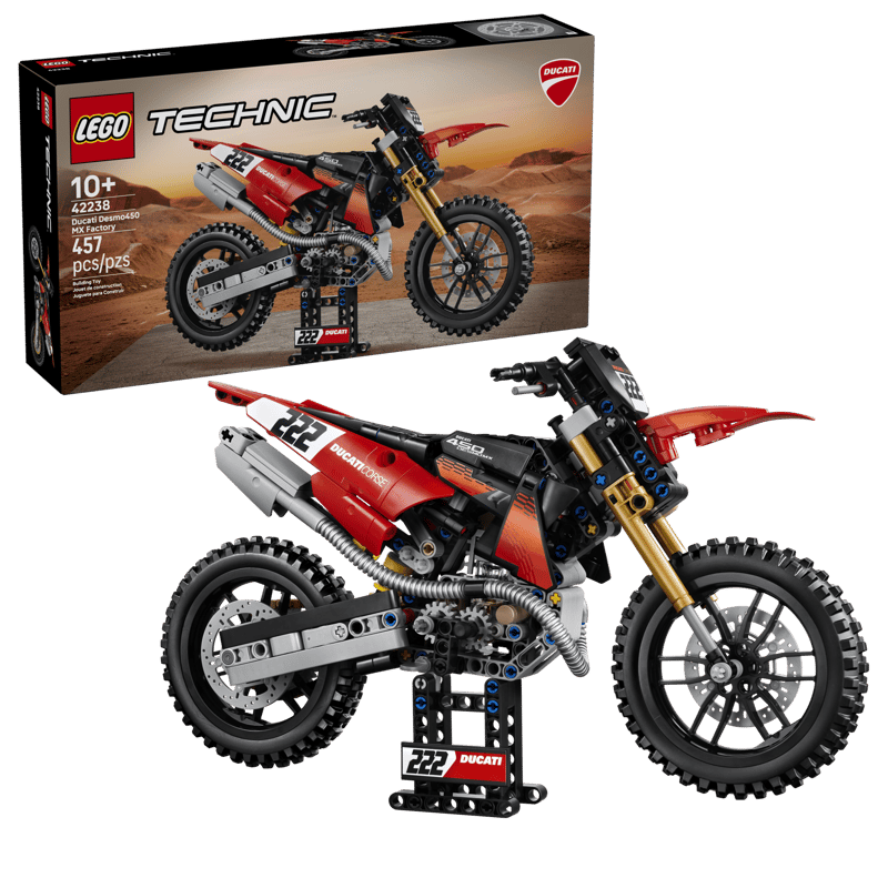 LEGO Technic Ducati Desmo450 MX Factory Motorcycle (42238)