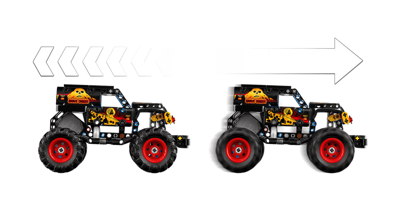LEGO Technic Monster Jam Grave Digger Fire and Ice (42219)
