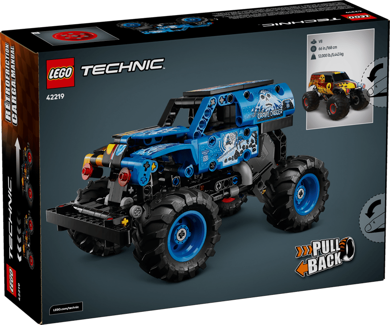 LEGO Technic Monster Jam Grave Digger Fire and Ice (42219)