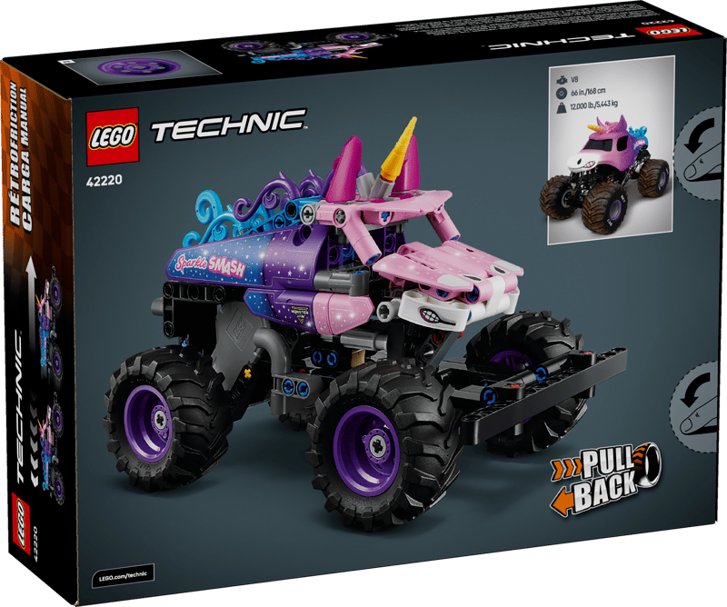 LEGO Technic Monster Jam Sparkle Smash Pull-Back (42220)