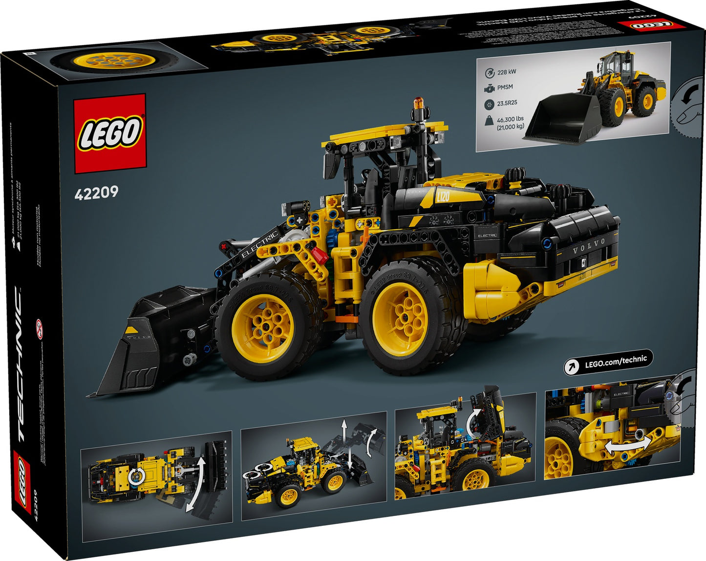 LEGO Technic Volvo L120 Electric Wheel Loader (42209)