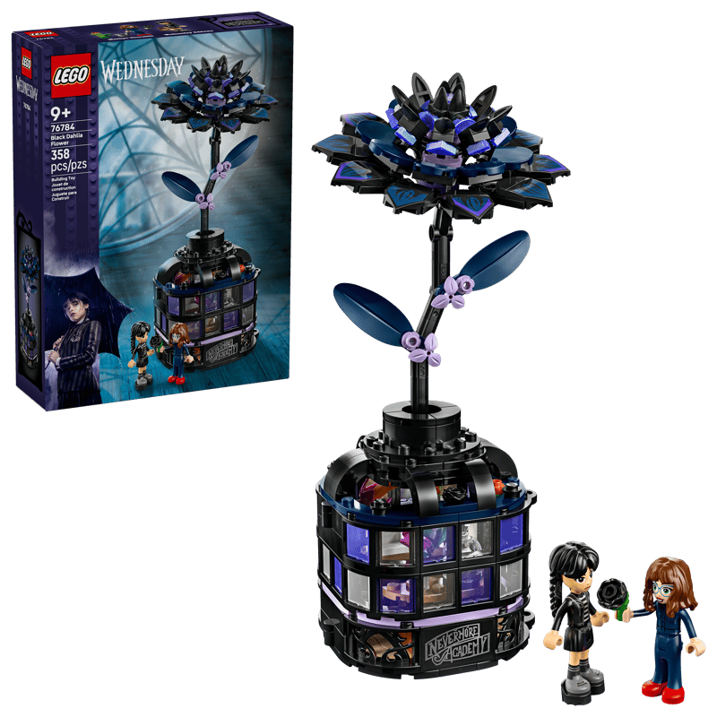 LEGO Wednesday Black Dahlia Flower (76784)
