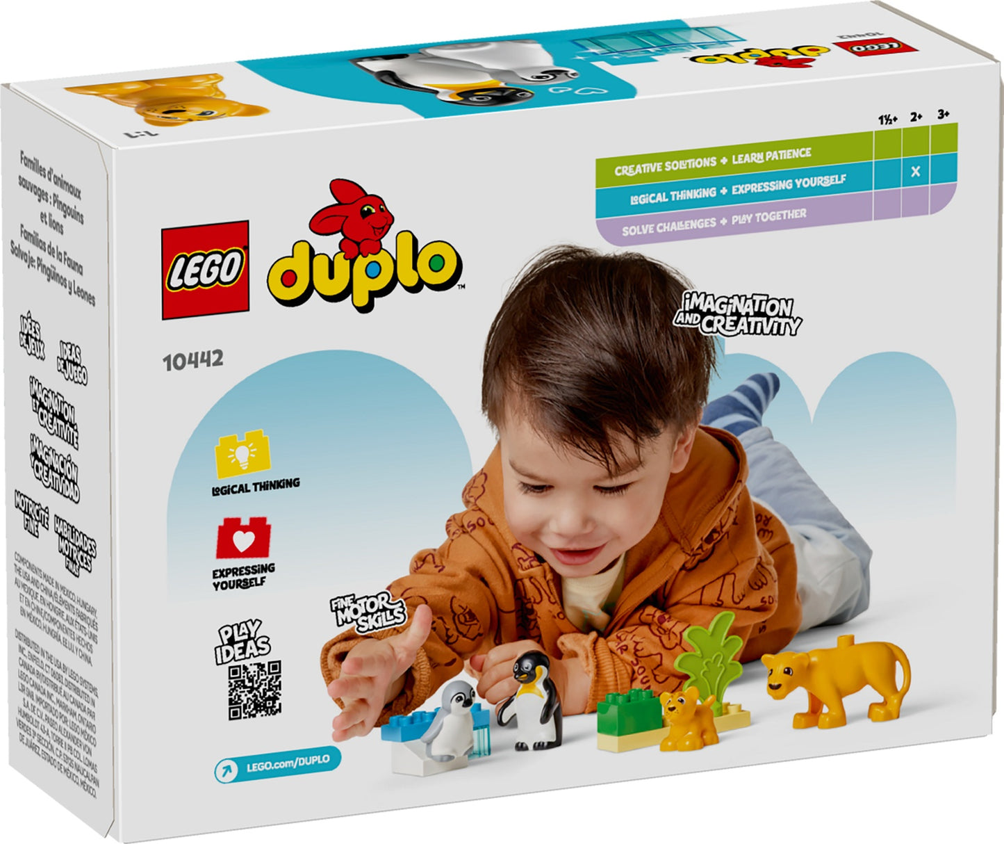 LEGO DUPLO Wild Animal Families Penguins and Lions (10442)