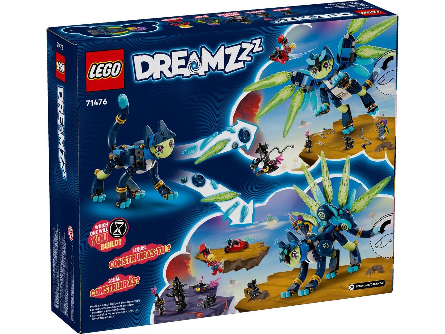 LEGO DreamZzz Zoey and Zian the Cat-Owl (71476)